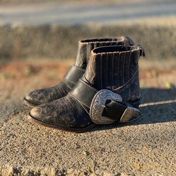 understated biker boot